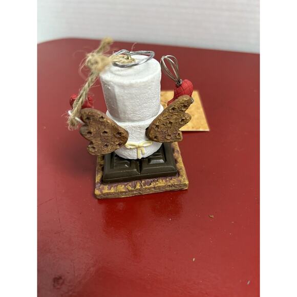 S'mores Holiday Ornament - White and Red - Picture 4 of 8